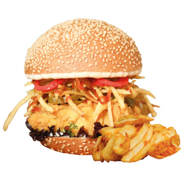 Crispy Fry Box Special Burger
