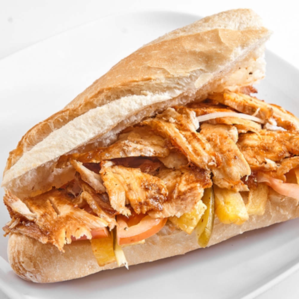 Yarım Ekmek Tavuk Döner (80 Gr)