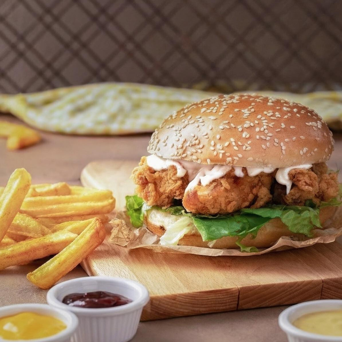 BONKÖR RANCH SOSLU TAVUK BURGER