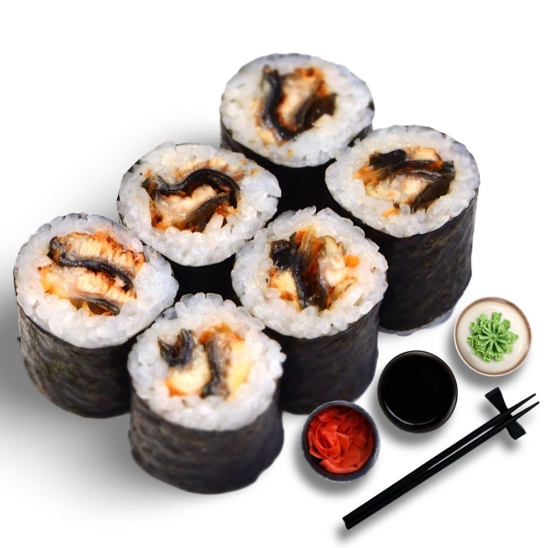 191- Unagi Avokado Maki Roll (6 Pcs.)