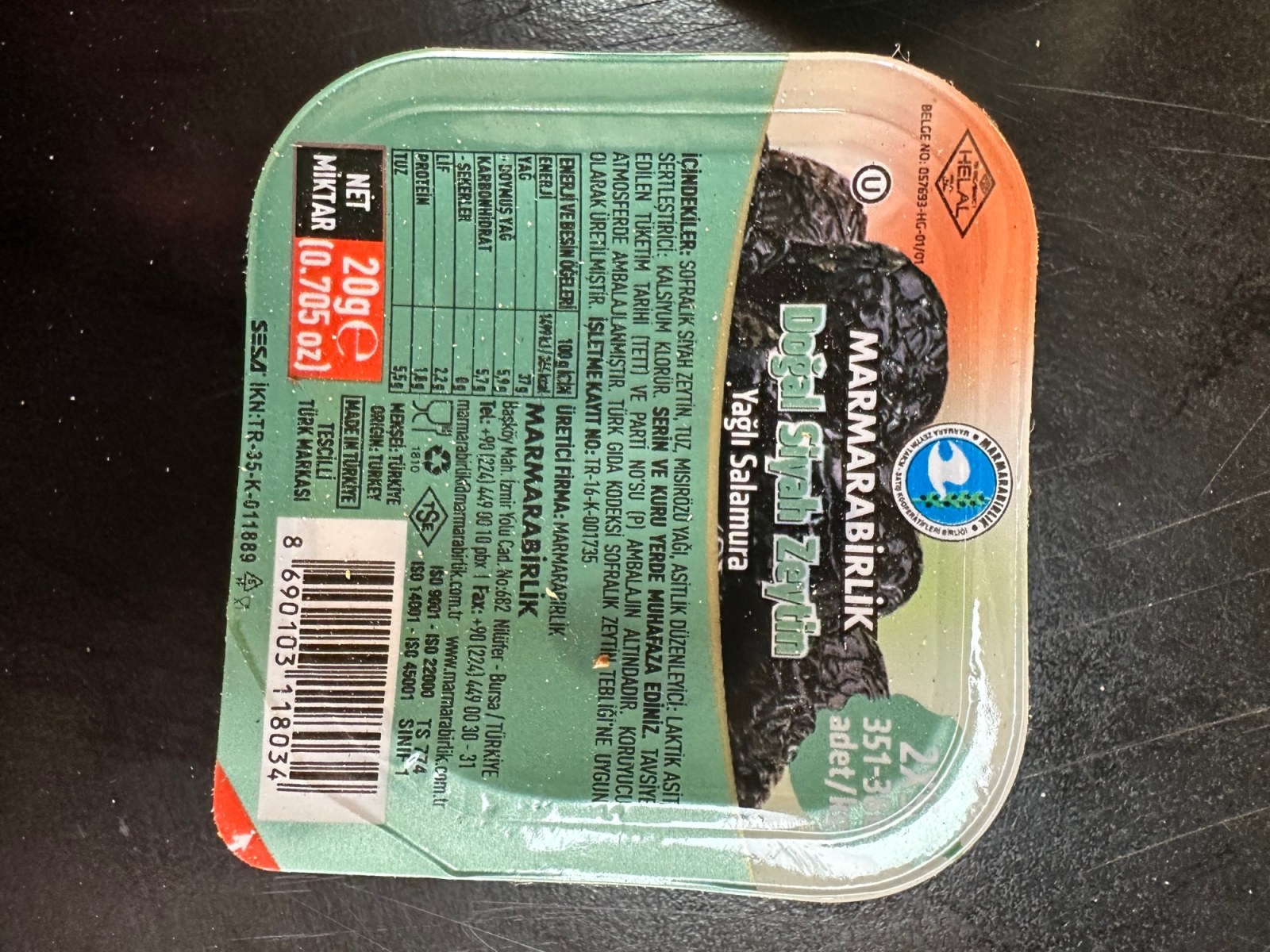 Zeytin (siyah)