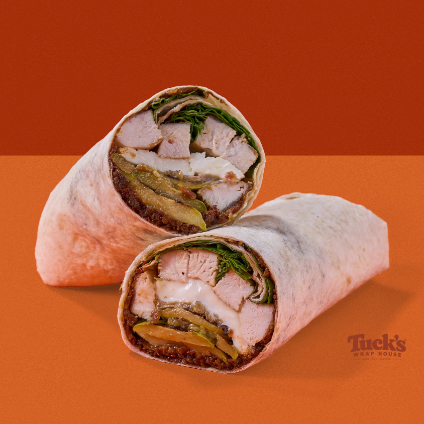 Mediterranean Grilled Chicken Wrap