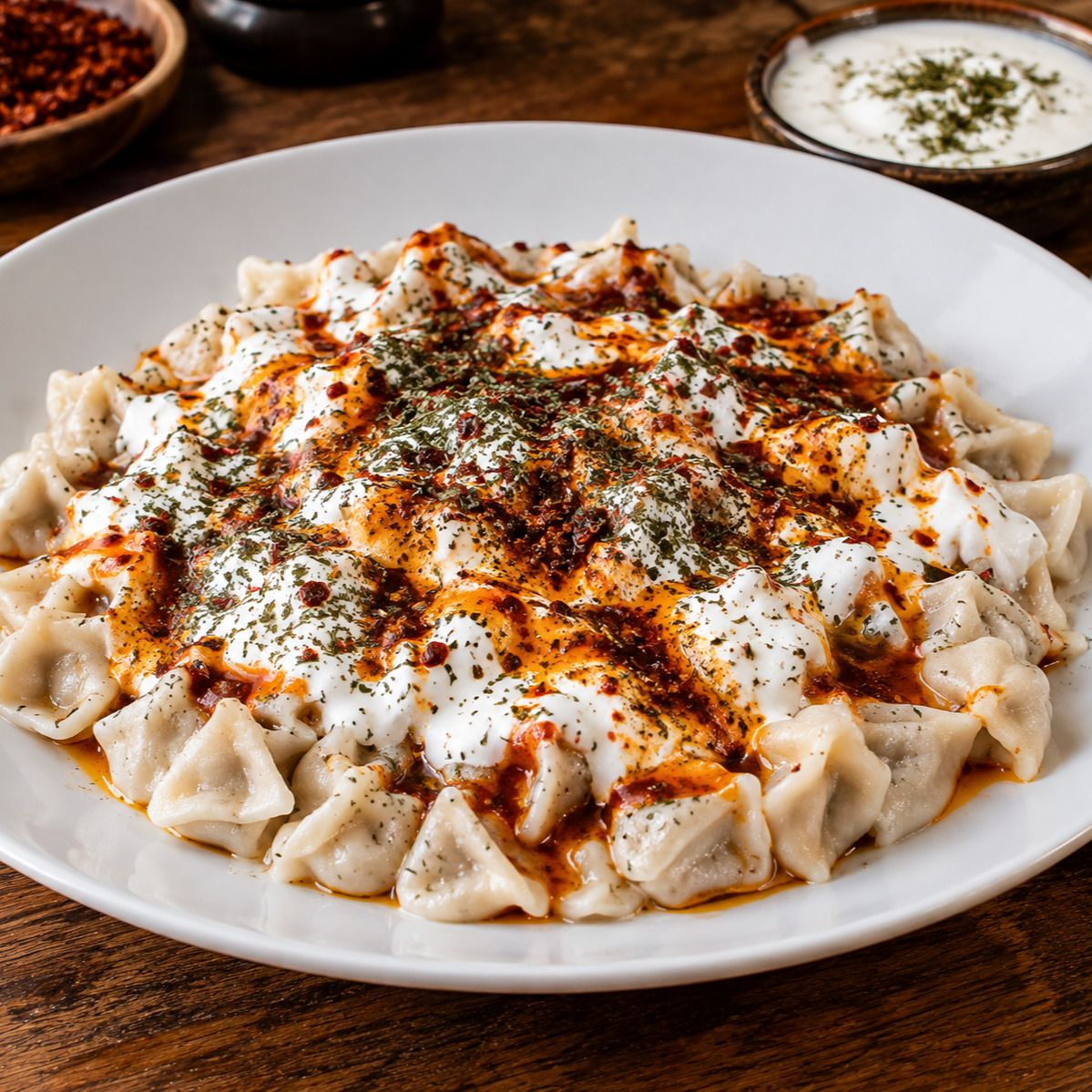 1 Kg Mantı Pişirilmiş