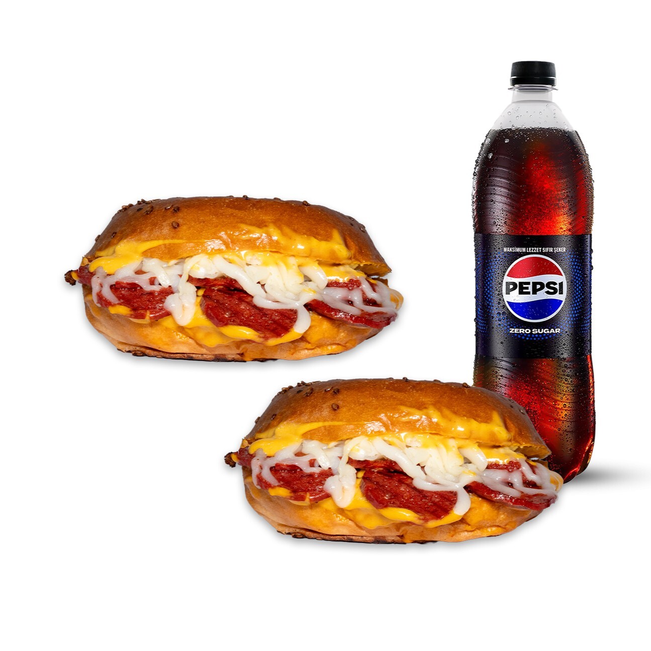 2'li Cheddar Soslu Tost Menü