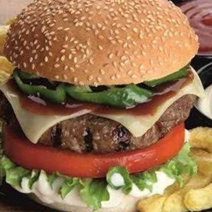 Kaşarlı Kuzu Etli Burger Porsiyonu
