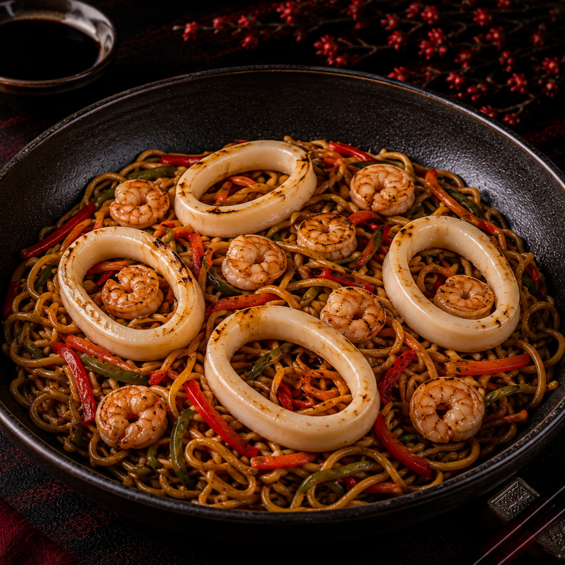 Deniz Ürünlü Noodle