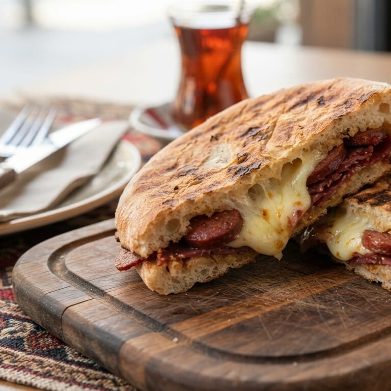 Sucuklu, Pastırmalı Tost (Tostlab Sultani)