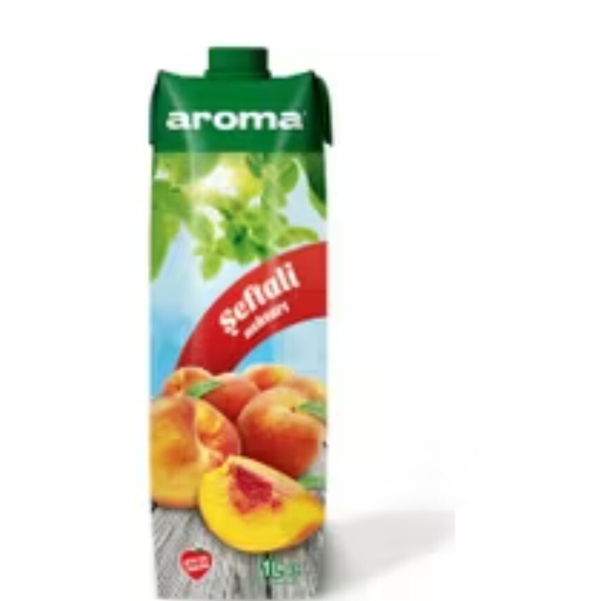Aroma Şeftali 1 Litre Meyve Suyu