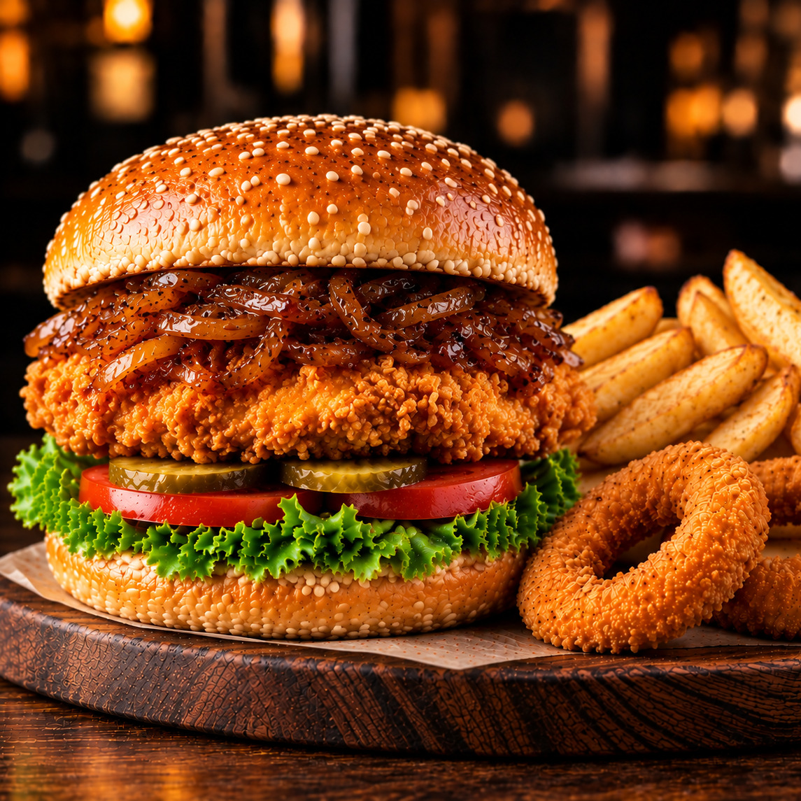 Chicken Burger Menü