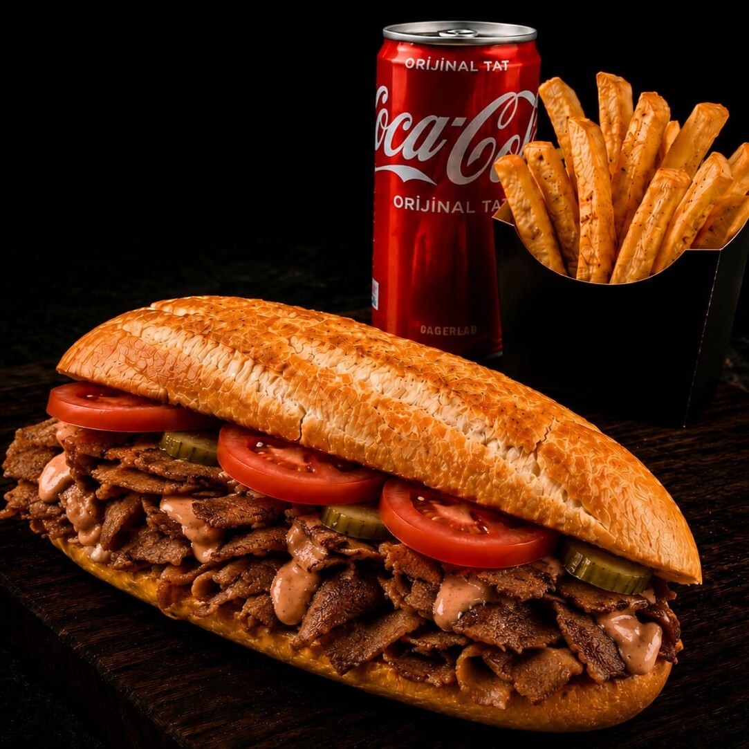 Et Döner Baget (XL) Menü