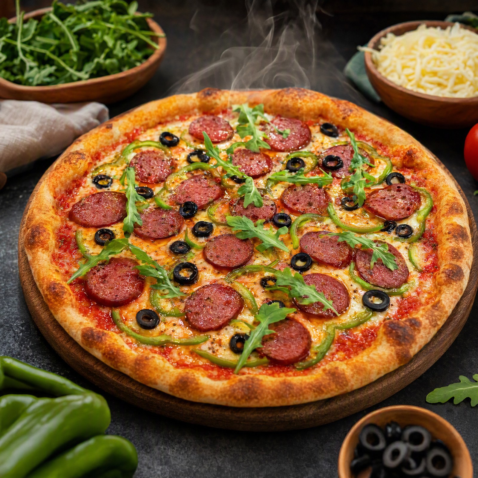 Sosisli Pizza