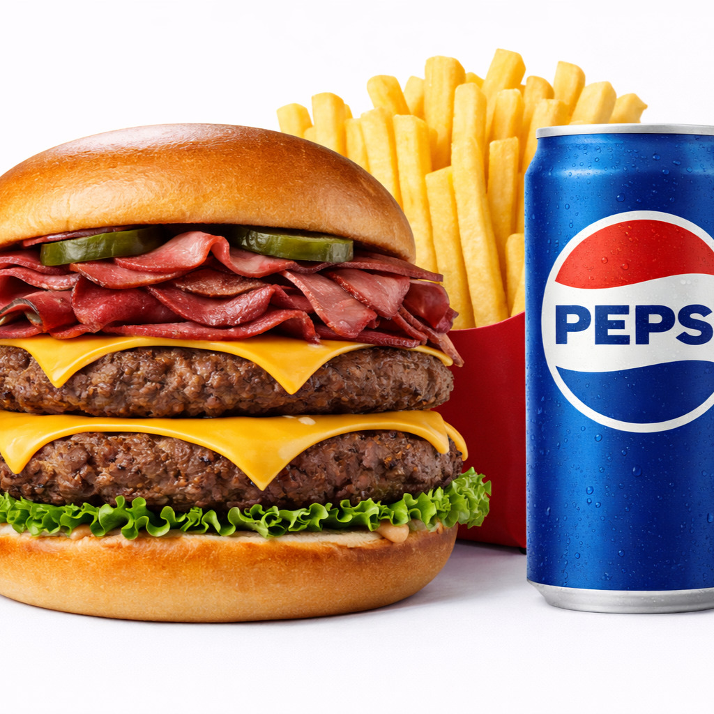Dubleks Mr Anadolu Burger Menü