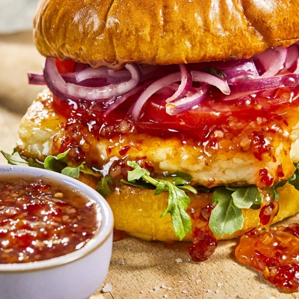 Sweet Chili Tatlı acı Burger