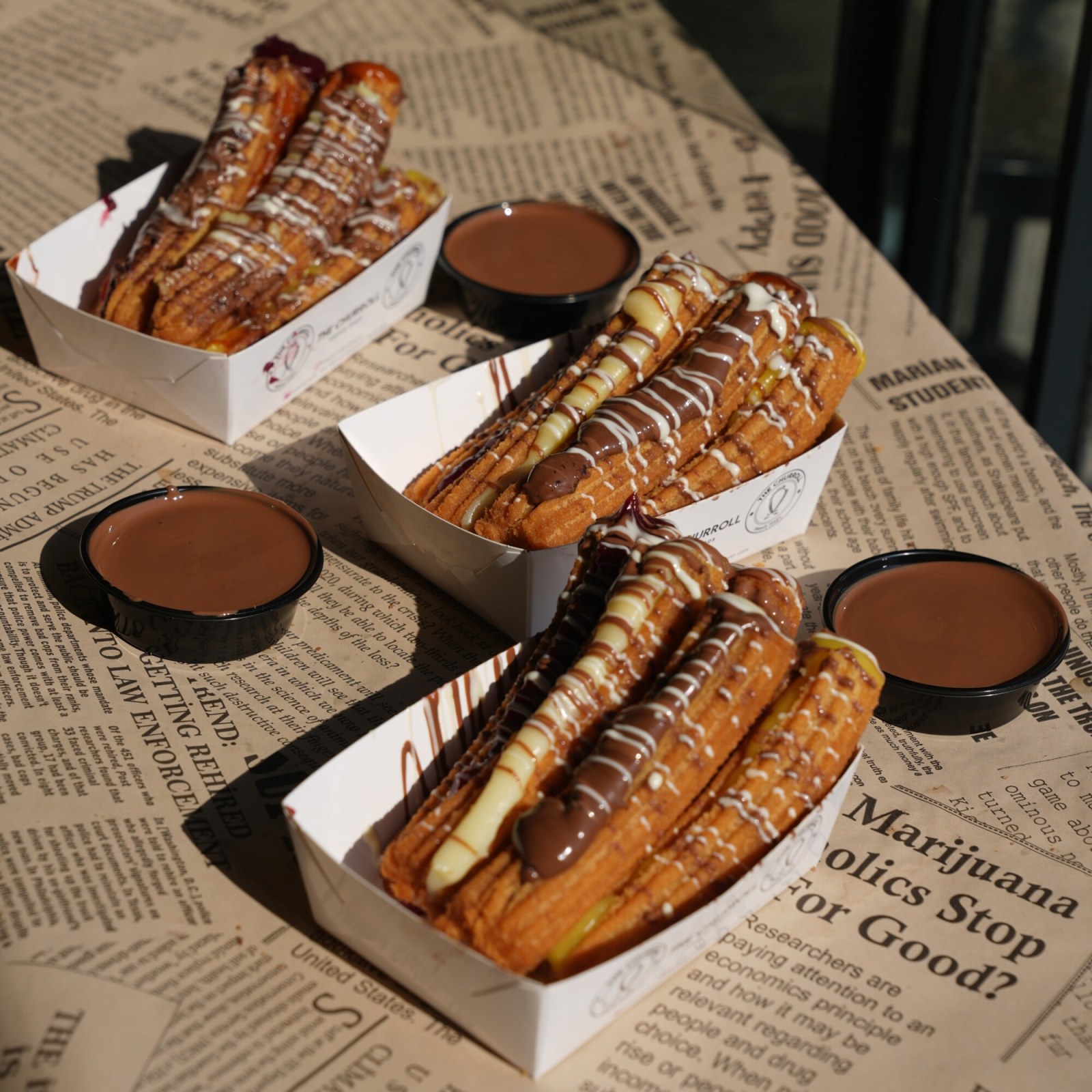 Dolgulu Churros (3 porsiyon) Menü