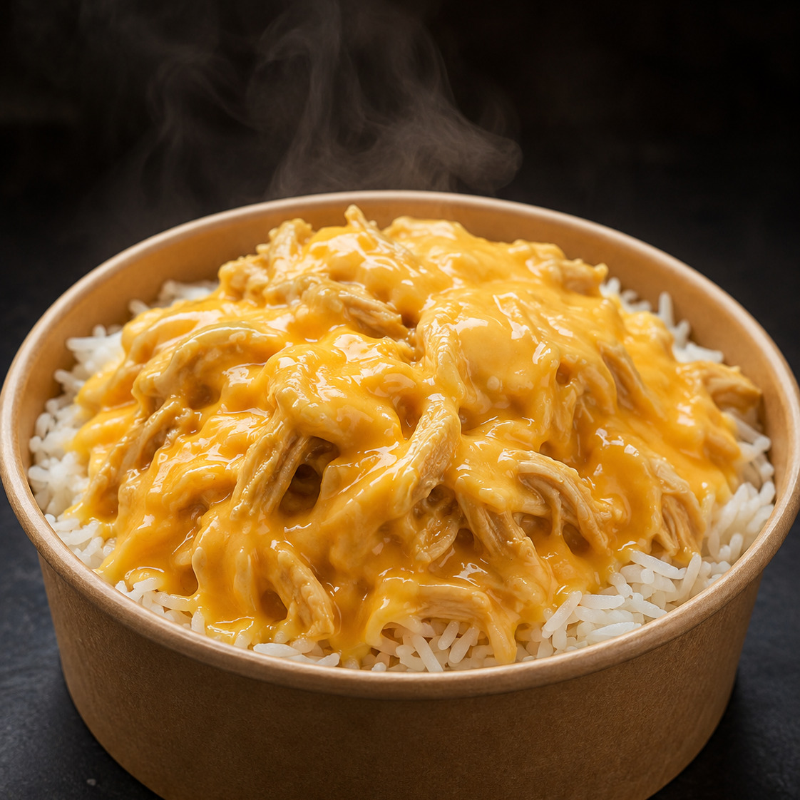 Cheddar Soslu Tavuklu Pilav