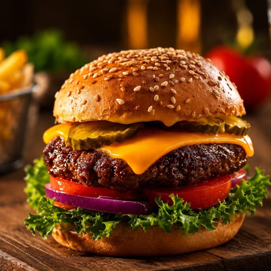 Number One Burger (İçecek + Patates)