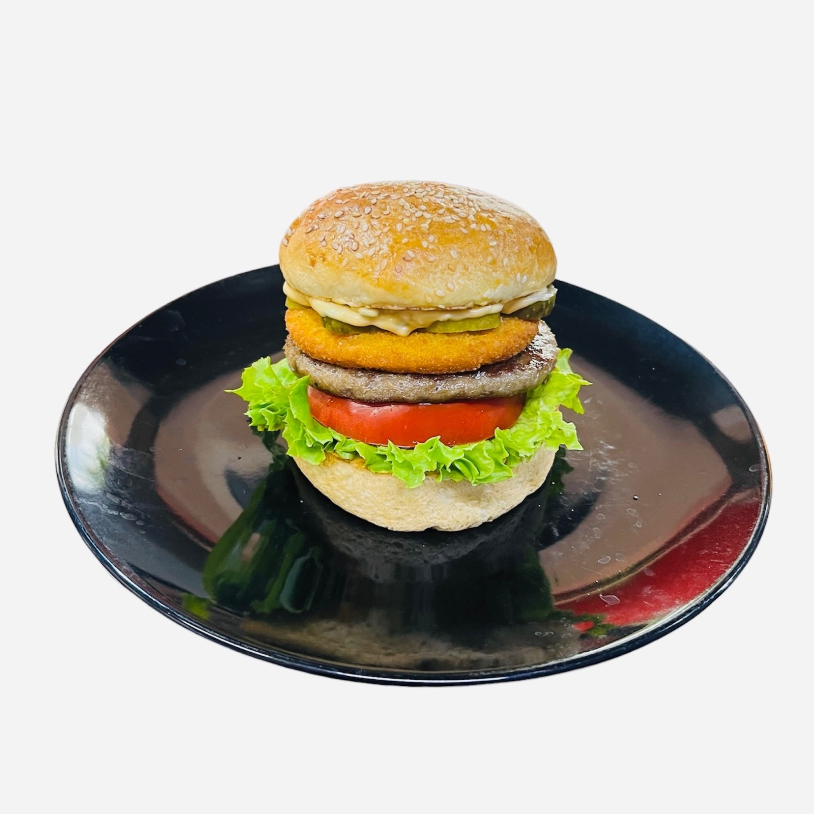 Beef And Chicken Burger
