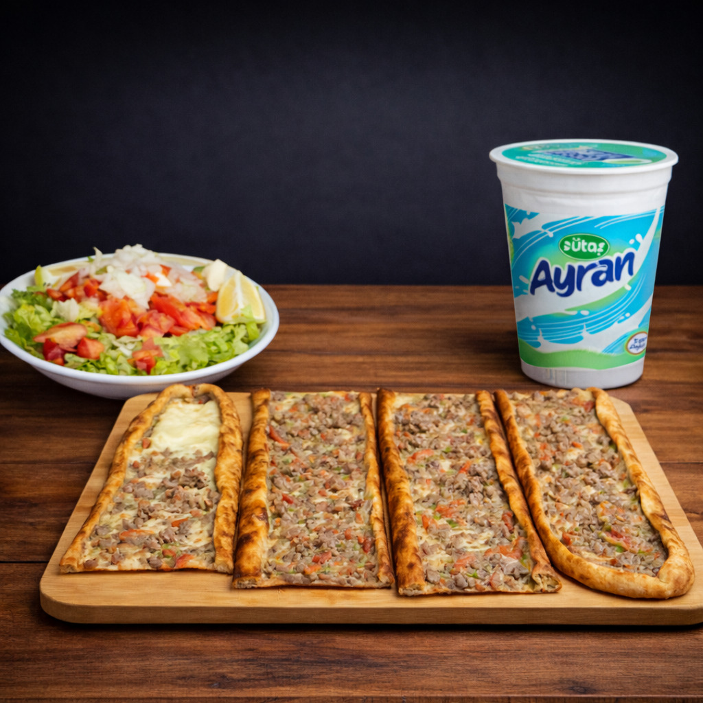 Kuşbaşılı Kaşarlı Pide Menü