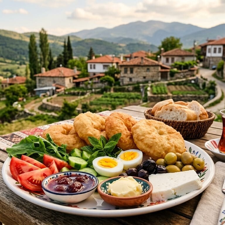 Geleneksel Kahvaltı Tabağı