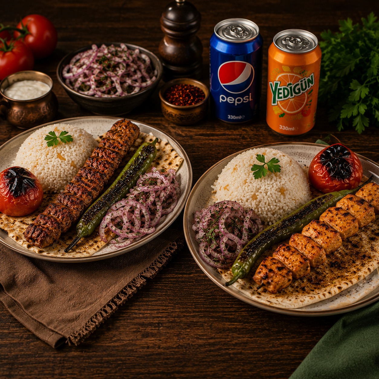 2 Kişilik Kebap Menü