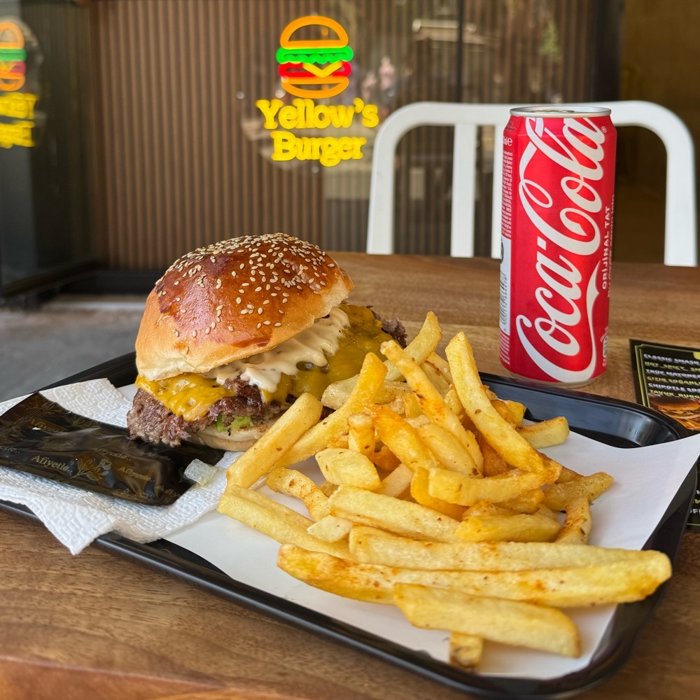 Yellow's Signature Smash Burger