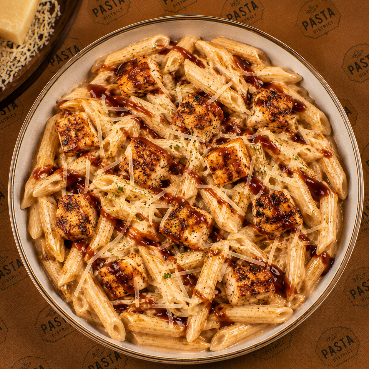 Barbekü Soslu Chicken Pasta