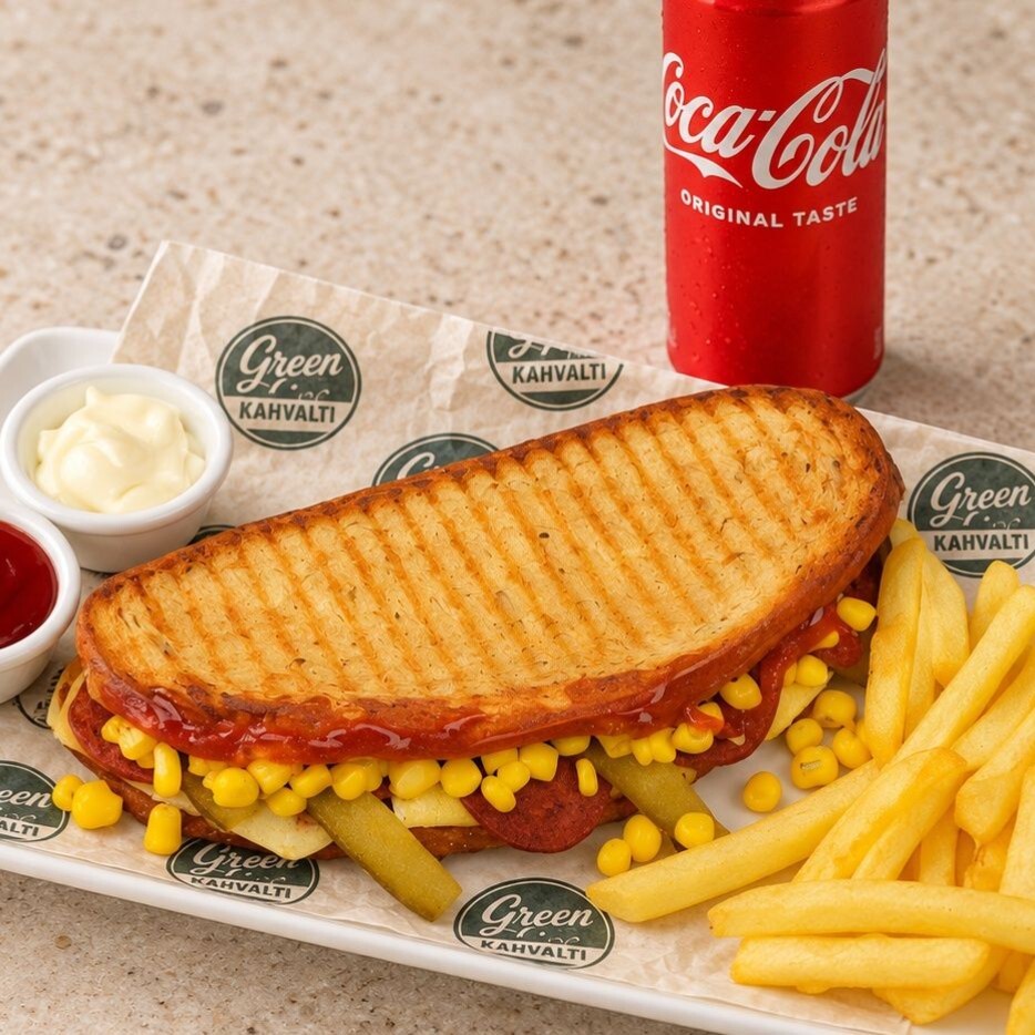Green Special Pizza Tost Menü