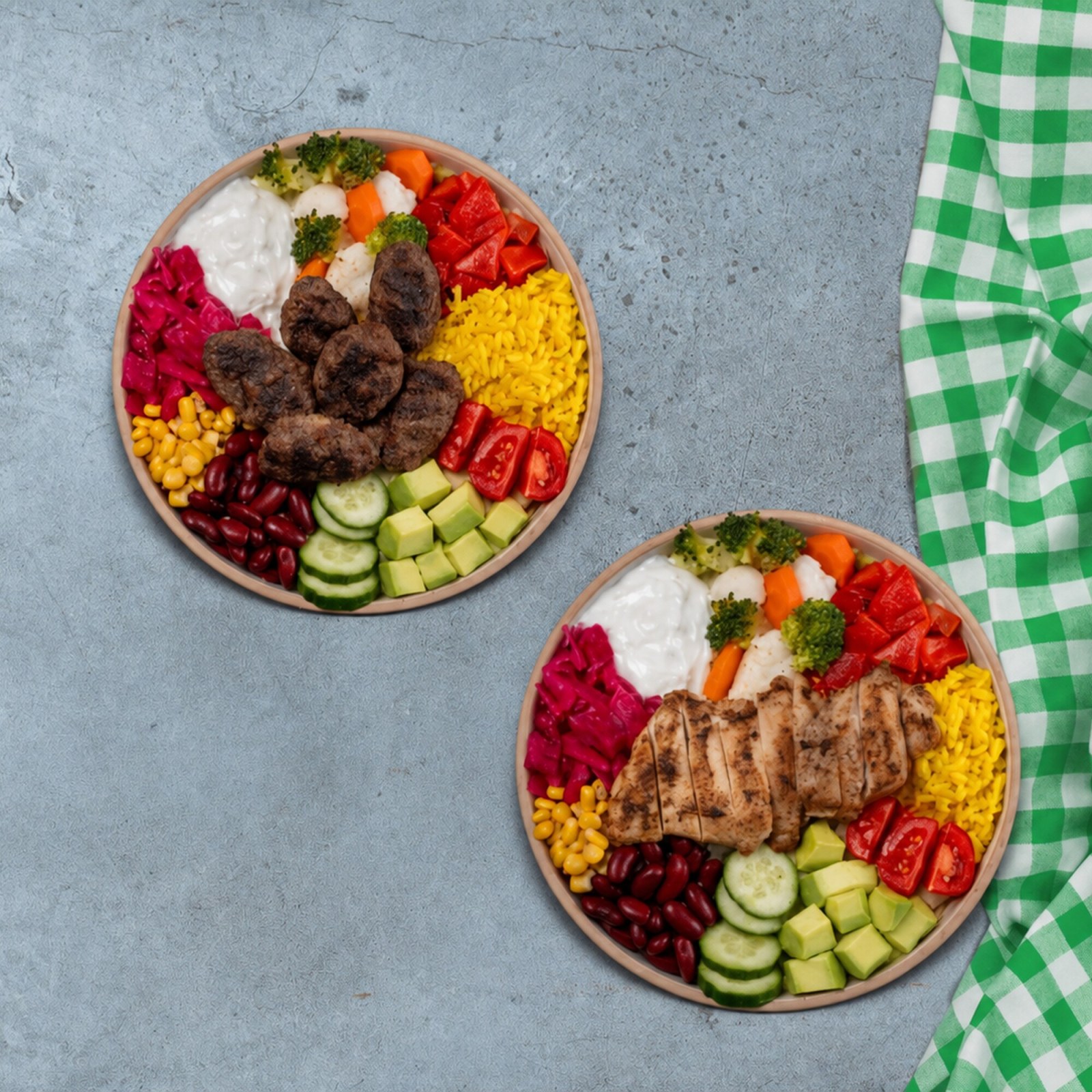 İkili Çeşit Bowl Menü