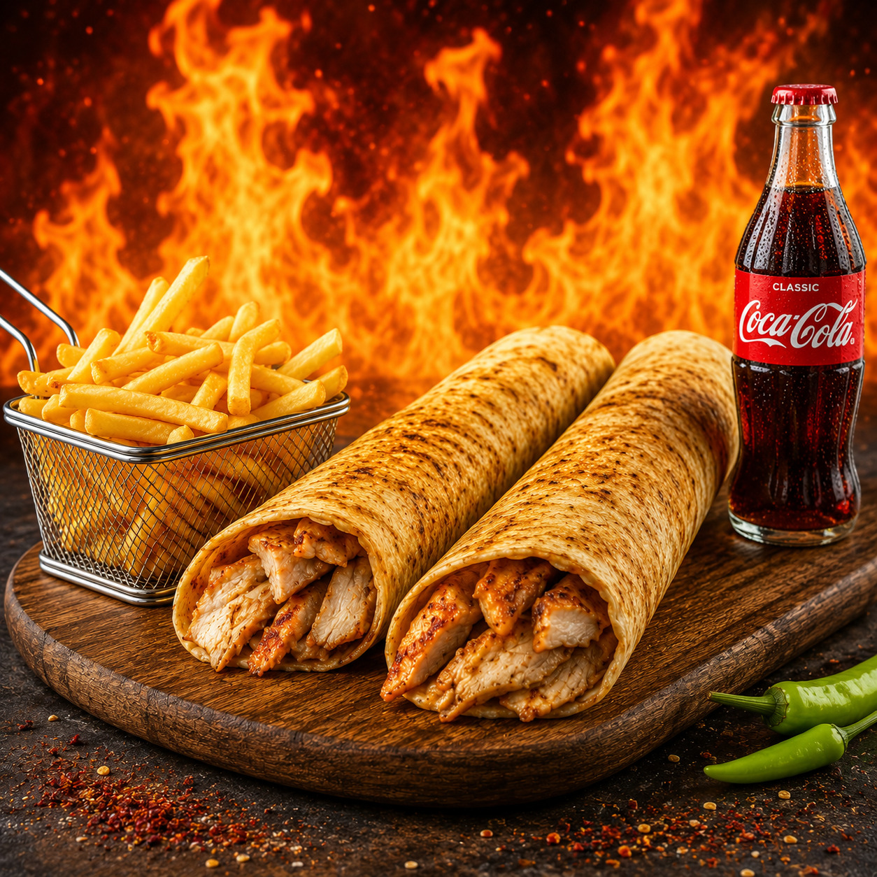 Coca Cola Hataylım Zurna Dürüm Menü