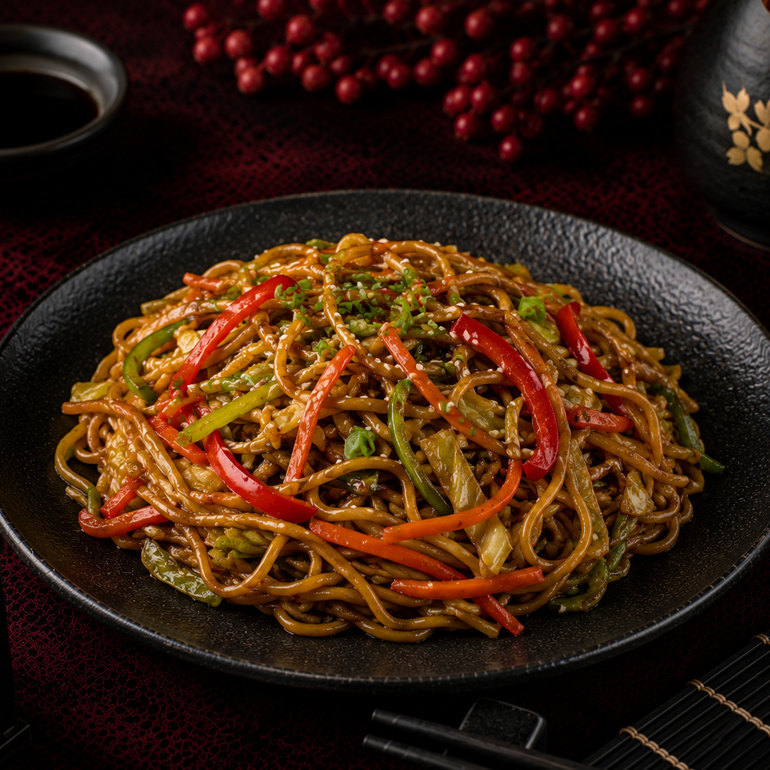 Sebzeli Noodle