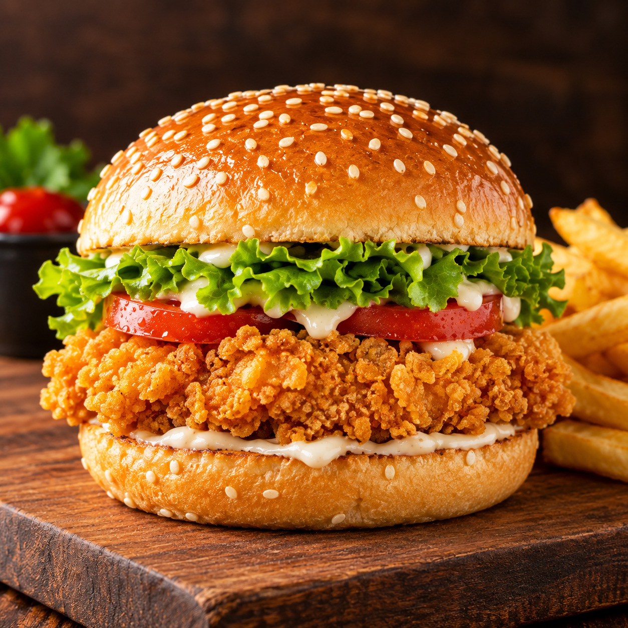 Çıtır Tavuk Burger Menü