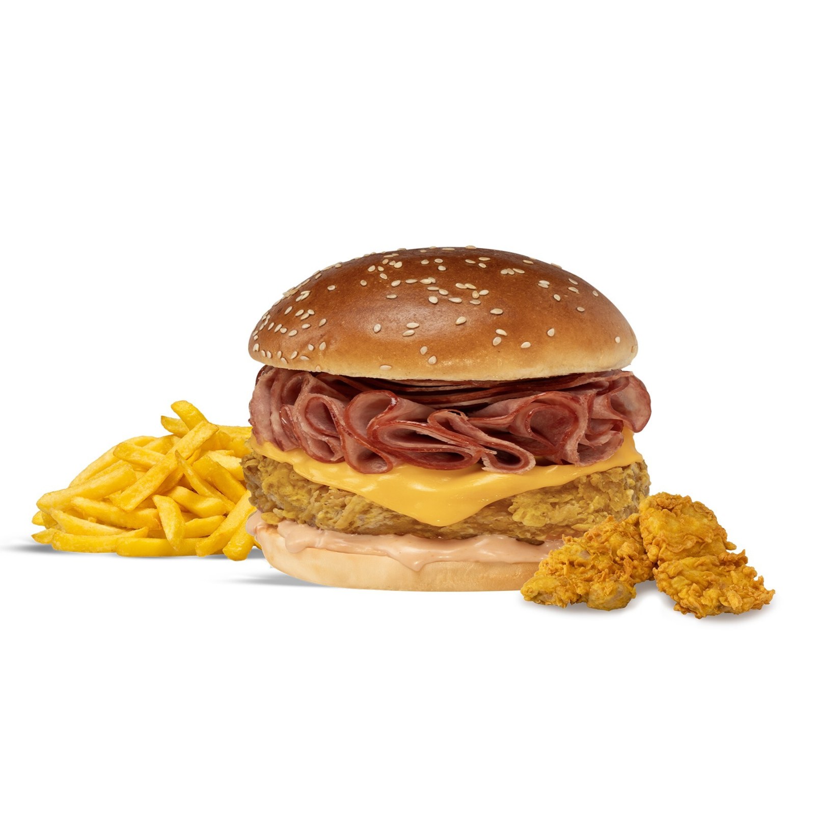 Smoked Burger + 2 'Li Chıcken Tenders
