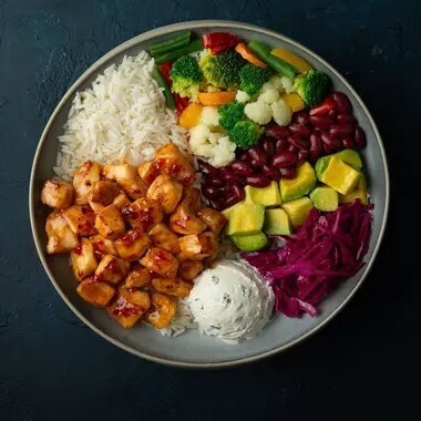 FİT Sweet Chili Sauce - FİT Sweet Chili Soslu Tavuk Bowl