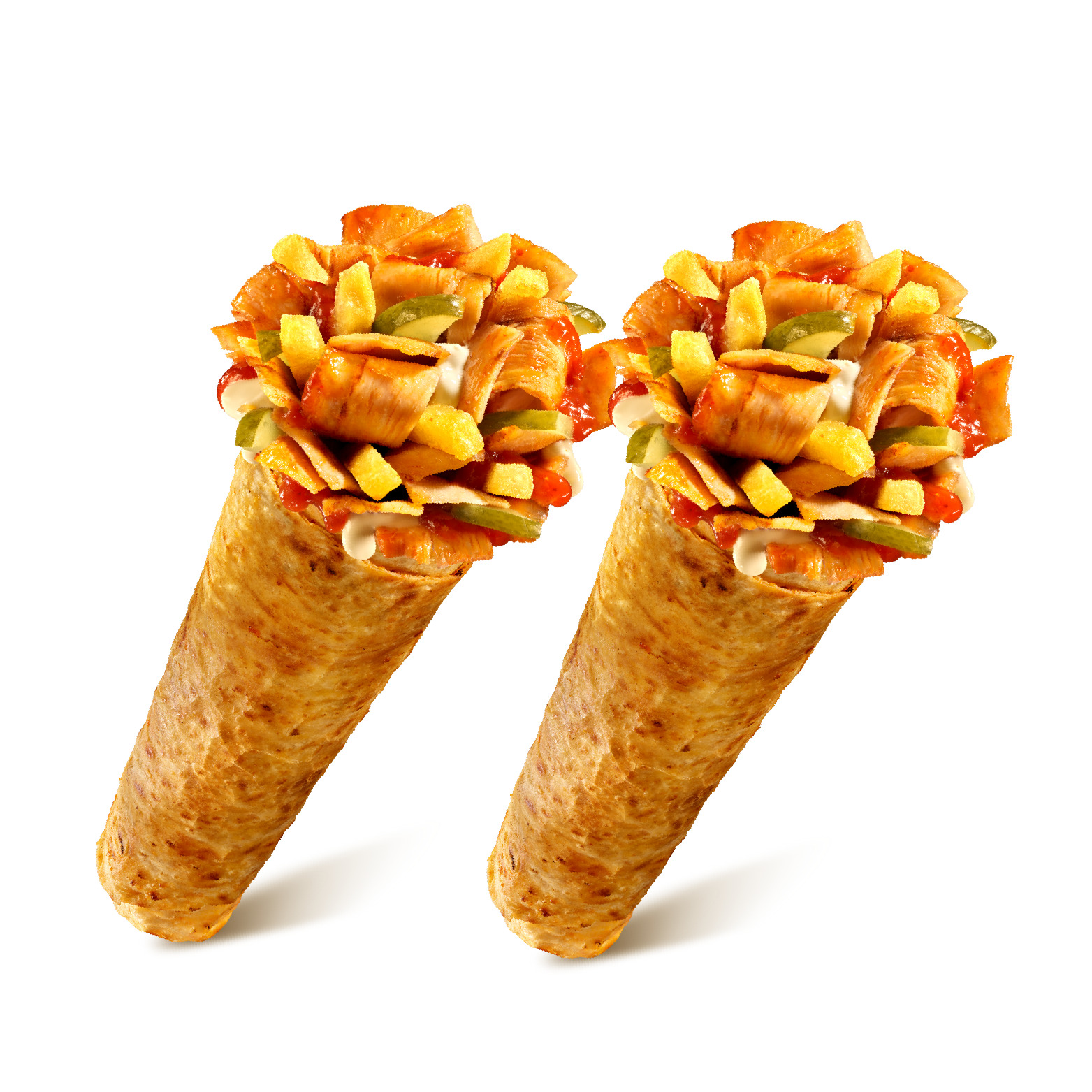 2'li Tavuk Döner Dürüm