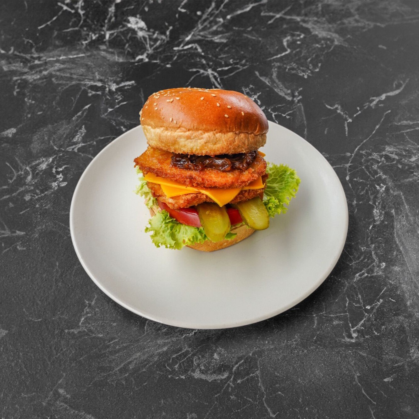 Duble Chicken Burger