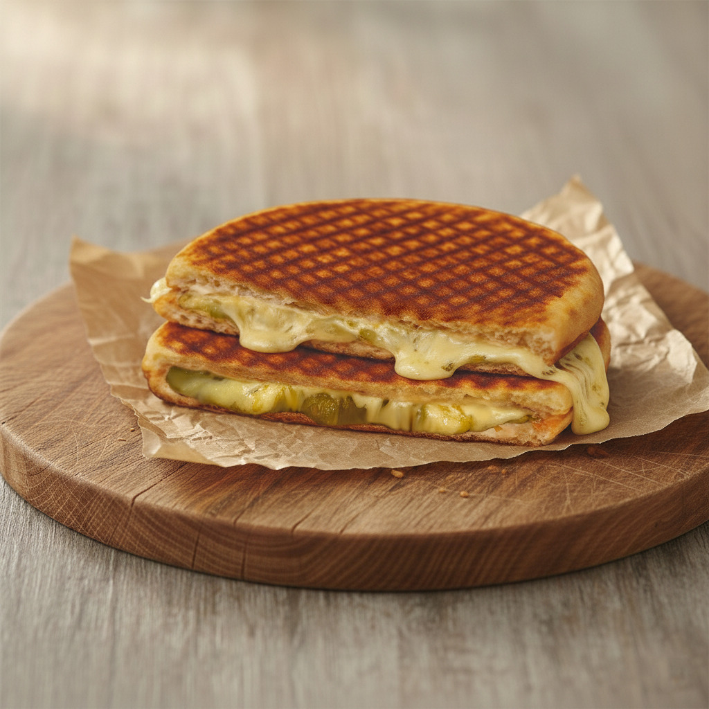 Köz Patlıcanlı Kaşarlı Tost