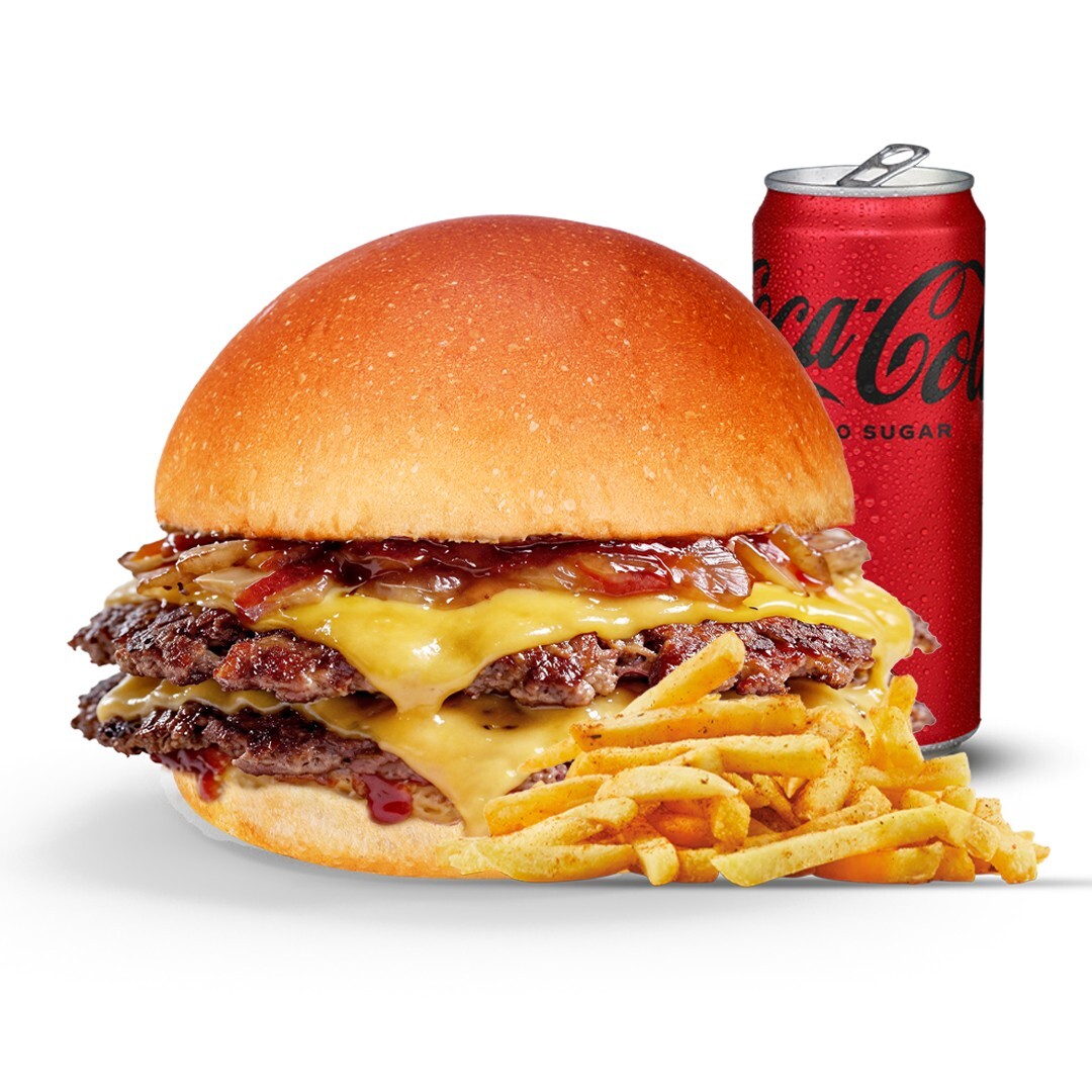 Dublex Cherry Smash Burger Menü