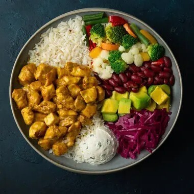 FİT Curry Sauce / FİT Köri Soslu Tavuk Bowl