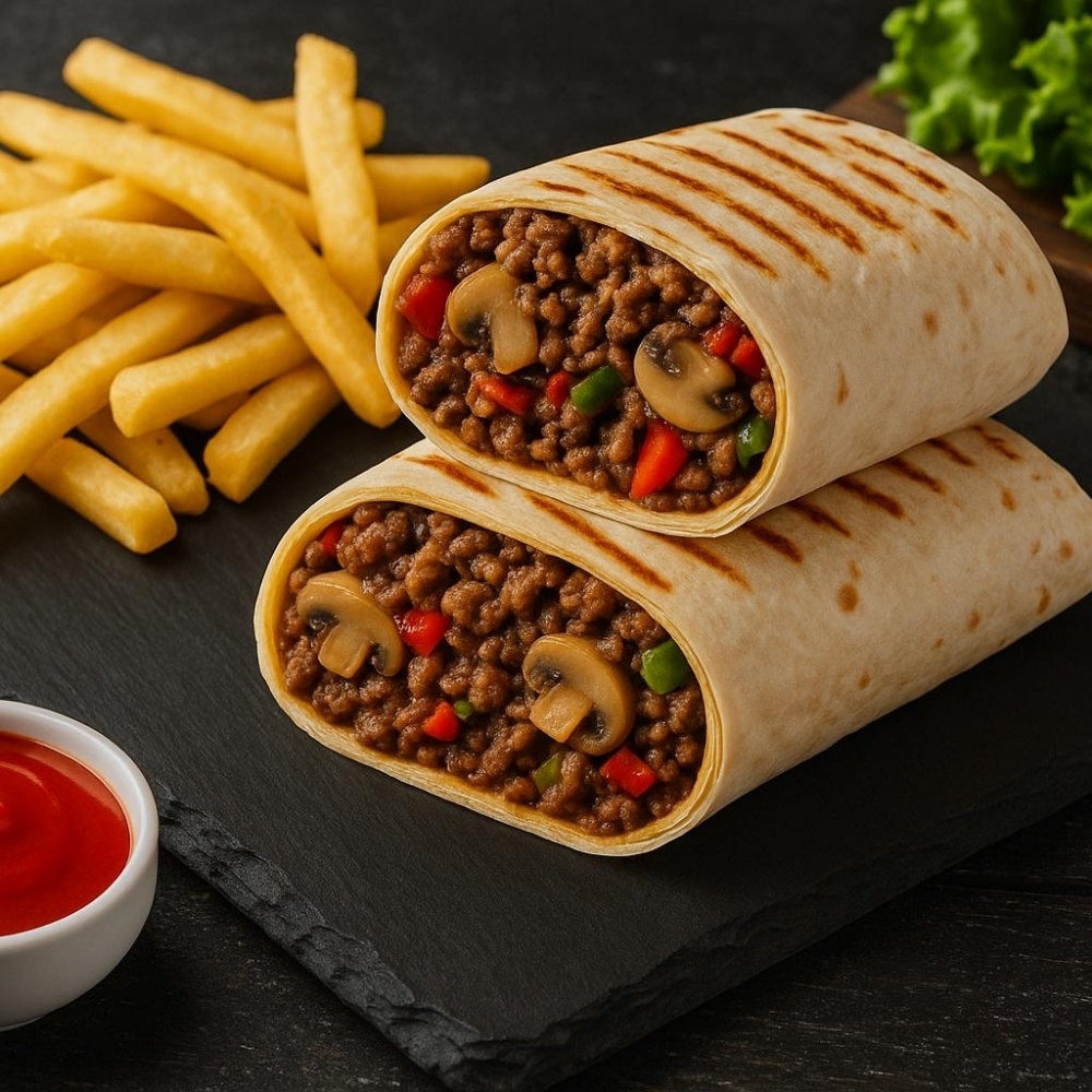 Kıymalı Wrap & Patates