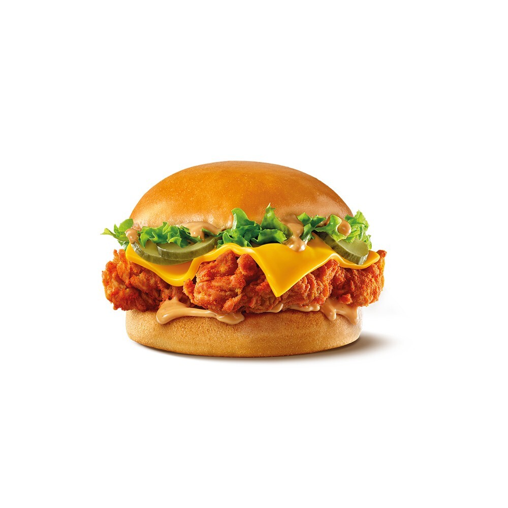 Acılı Cheese Chıcken Burger Tekli