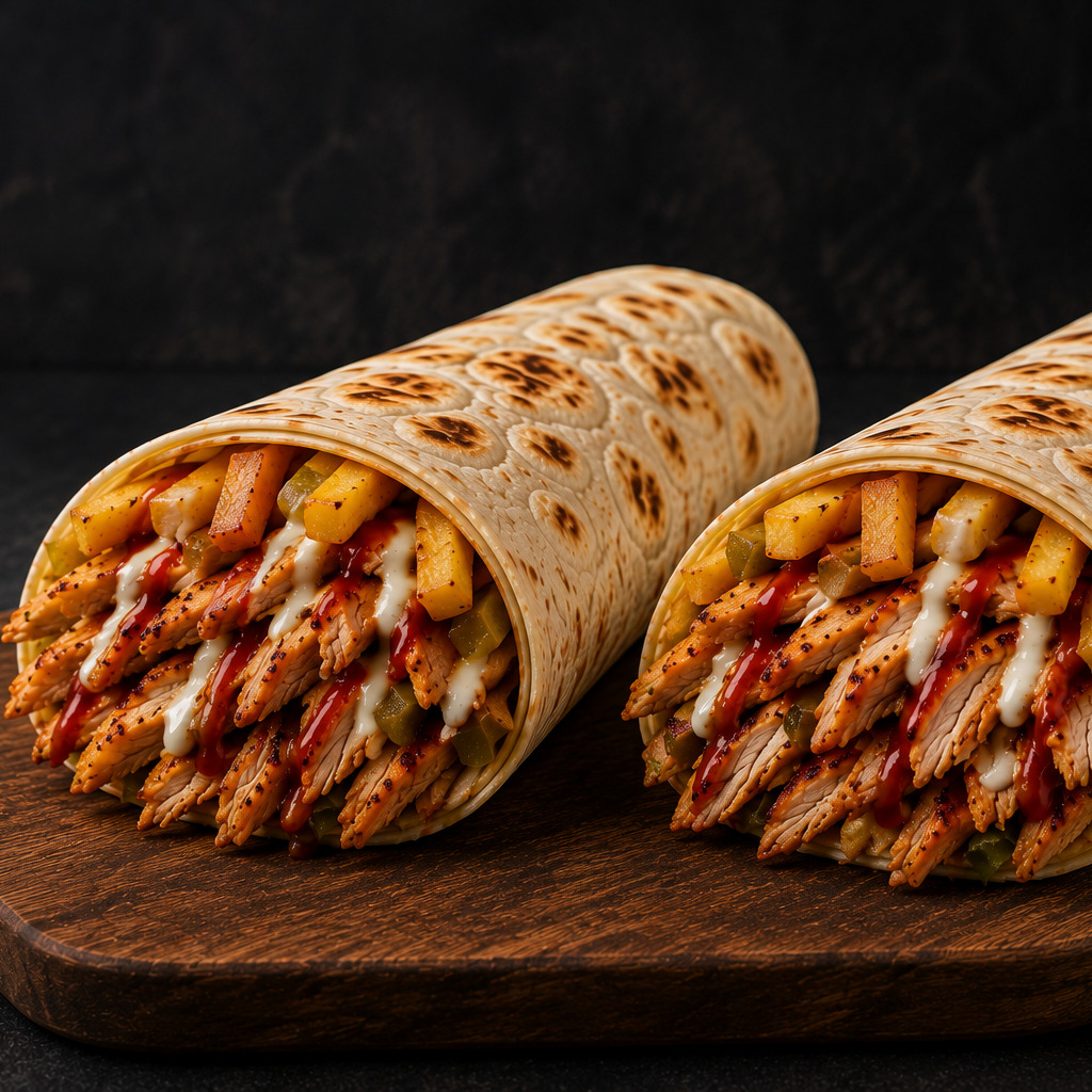 Wegga's İkili Hatay Usulü Tavuk Döner Durum