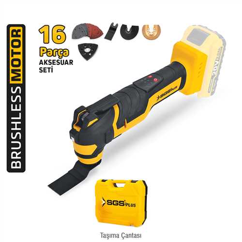 AKÜLÜ MULTI-TOOLS KESİCİ VE RASPALAMA MAKİNESİ 20V  (SOLO MAKİNA)