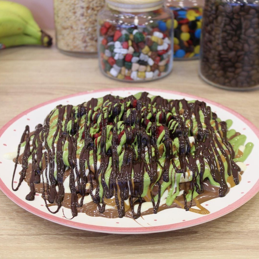 Frutti Waffle Deluxe( Bubble Hamur)