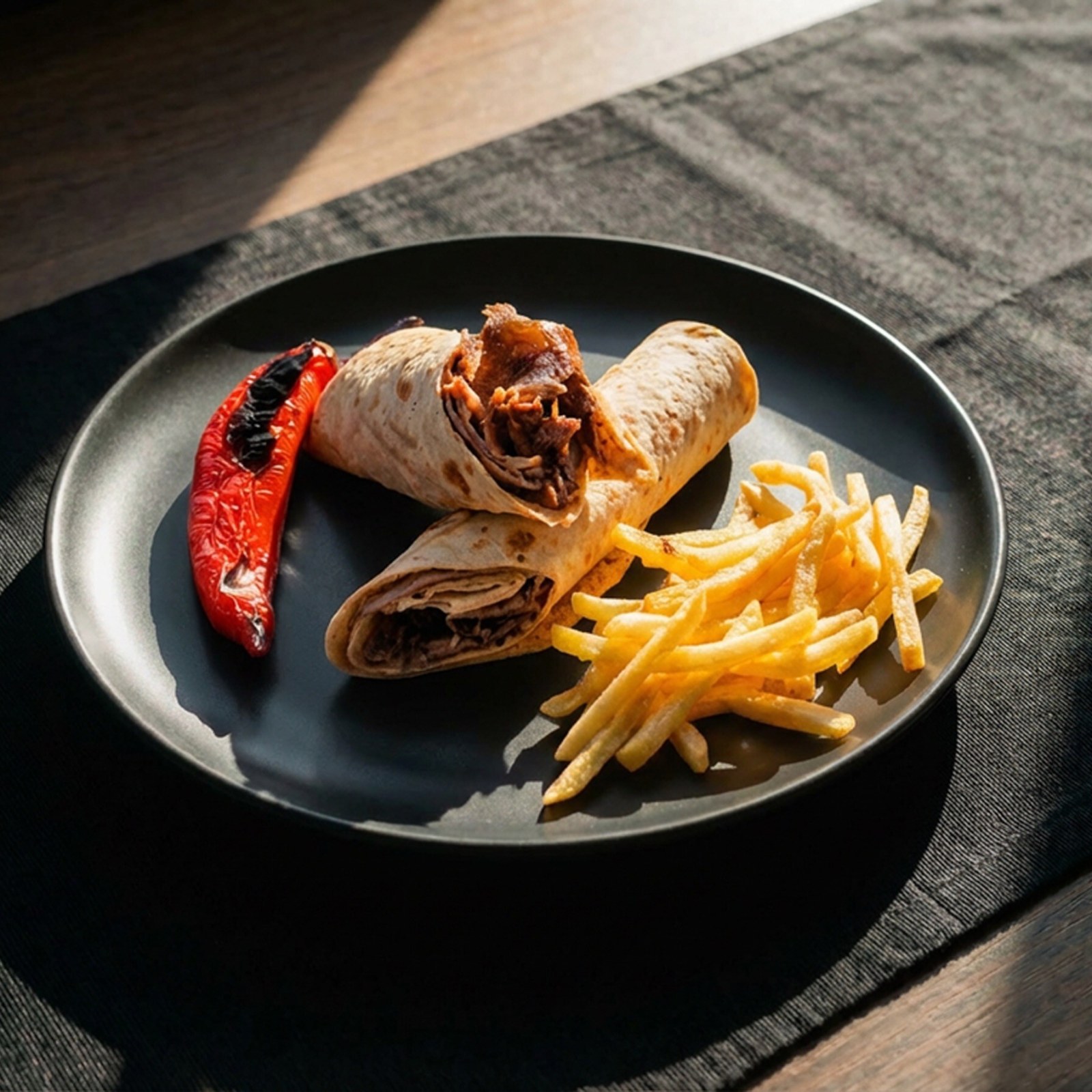 Dürüm Döner (TOMBİK VE LAVAŞ ekmek)