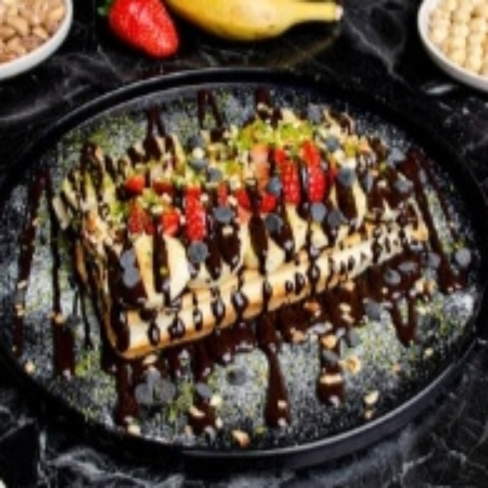 Bitter Çikolatalı Waffle