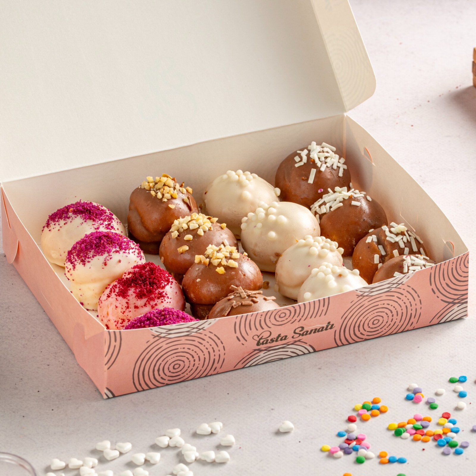 500gr Karışık Ekler Puff (Orta Boy)
