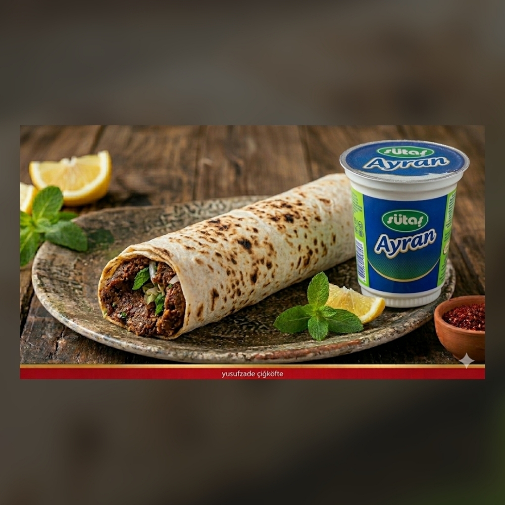 Dürüm (100 gr) + Büyük Ayran