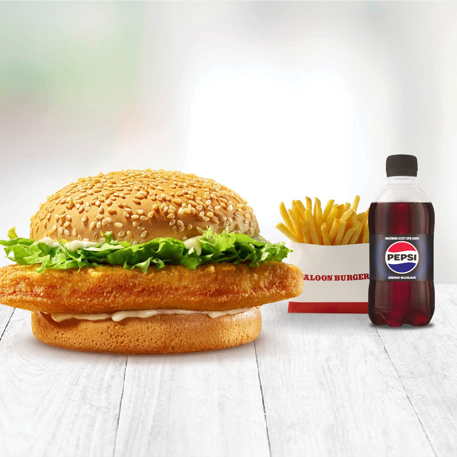 Çiko Tavuk Burger Menü
