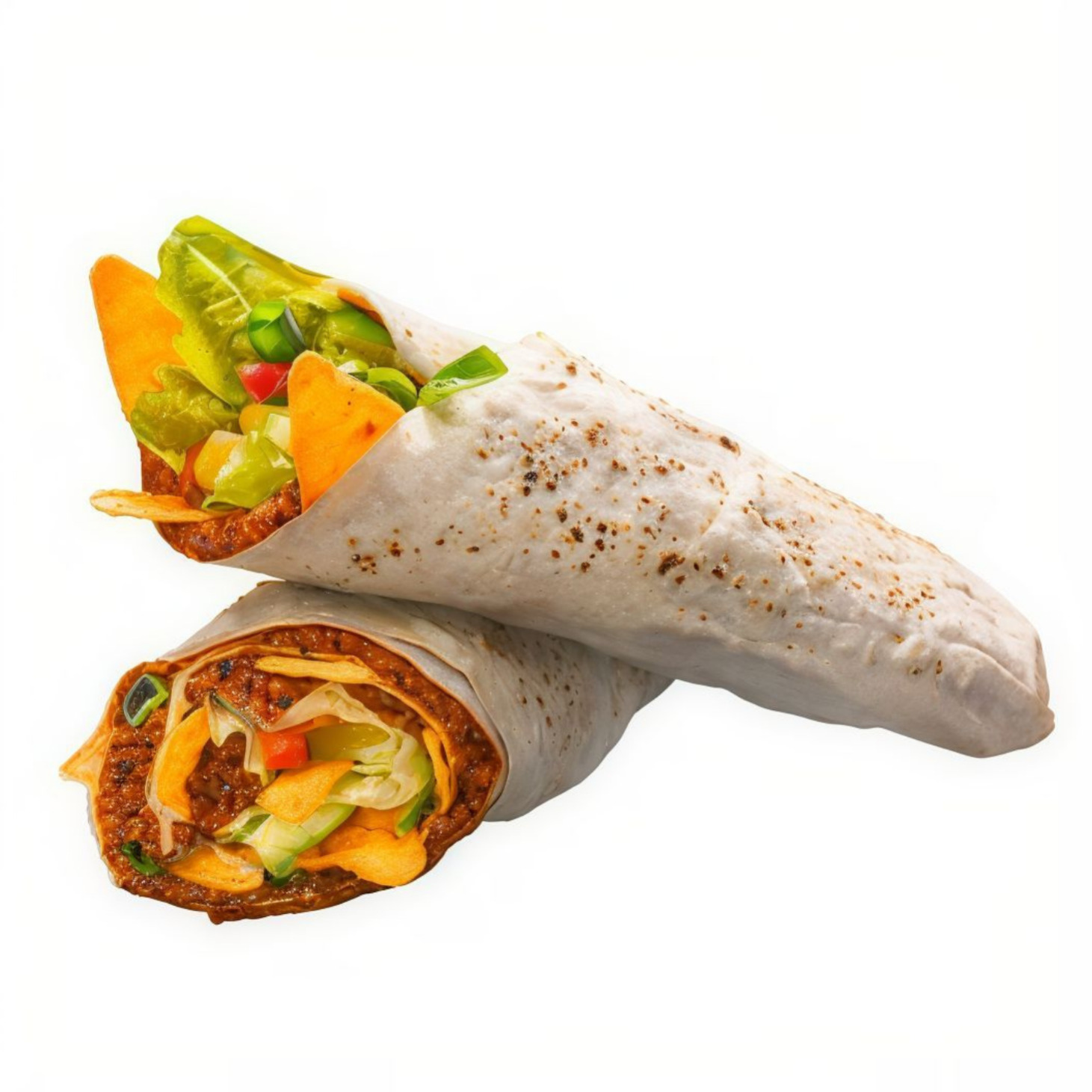 Doritoslu Mega Çiğ Köfte Dürüm (125 gr.)