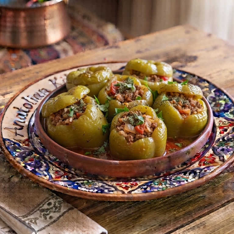 Anadolu Mutfağından Etli Biber Dolma